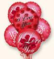 USA Valentine's Day USA,,:I Love You Balloon Bunch