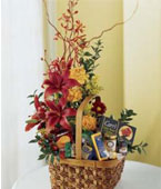 USA Gourmet Baskets USA,,:The FTD?Blooming Gourmet Basket