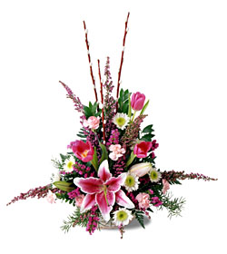 USA mother's day USA,,:Basket Of Star Bouquet