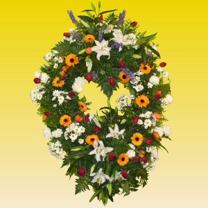 Ireland Sympathy & Funeral Ireland,:Crowns Warm Tones (Normal)