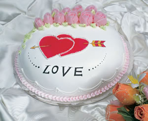 China flower ,China:Cake with Love