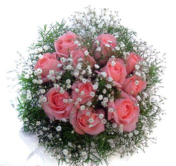 Denmark Bouquet/Composition Denmark,:Baby Pink