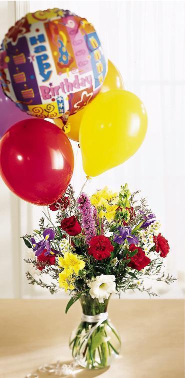 Colorburst  Birth Day Arrangement