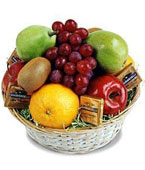 Poland Christmas Gift Baskets Poland,:Fruit & Chocolate Basket