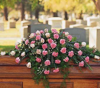 Heavenly Pink Casket Spray