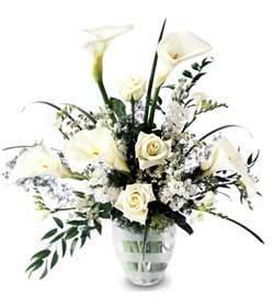 New White Callas Bouquet