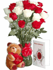  Bangladesh Flower Bangladesh Florist  Bangladesh  Flowers shop Bangladesh flower delivery online  Bangladesh:24 Roses & Teddy