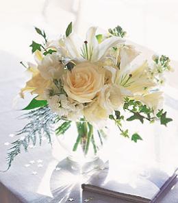 White Roses & Lilies